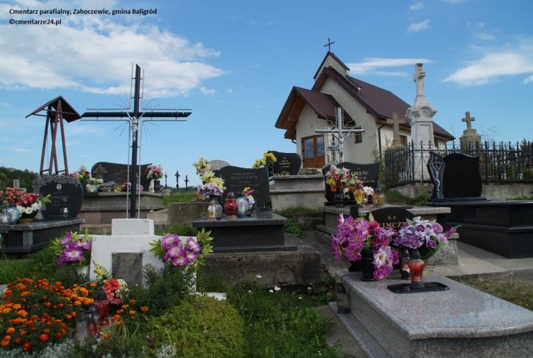 Cmentarz parafii św. Anny, Zahoczewie, gmina Baligród [GALERIA]