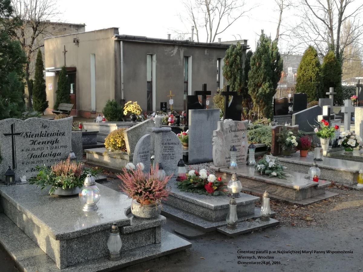 Cmentarz parafii p.w.Najświętszej Maryi Panny Wspomożenia Wiernych, Wrocław
