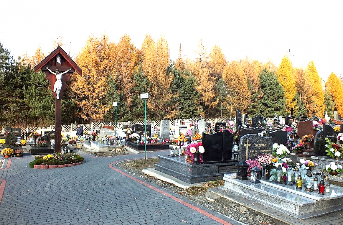 Cmentarz parafii św. Michała Archanioła, Kończyce Wielkie, gmina Hazlach