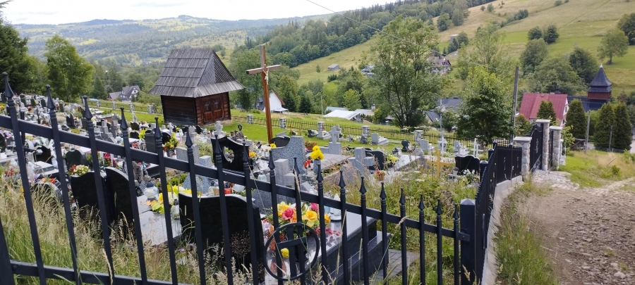 Cmentarz parafii Św. Antoniego, Brzegi, gmina Bukowina Tatrzańska [GALERIA]