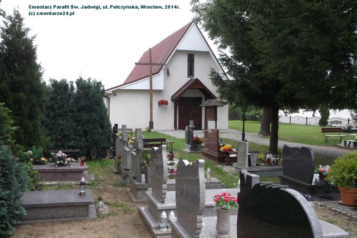 Cmentarz parafii Św. Jadwigi, ul. Pełczyńska, Wrocław - Lipa Piotrowska